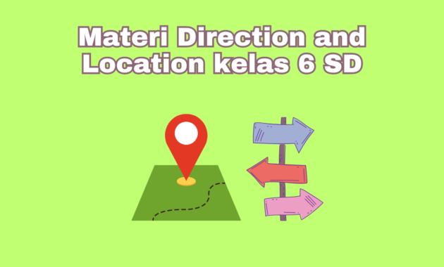Materi Direction and Location kelas 6 SD