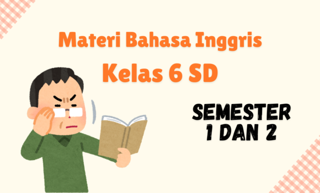 materi bahasa inggris kelas 6