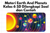 Materi Earth And Planets Kelas 6 SD Dilengkapi Soal dan Contoh