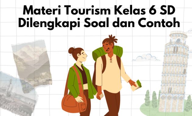 Materi Tourism Kelas 6 SD Dilengkapi Soal dan Contoh Kalimat